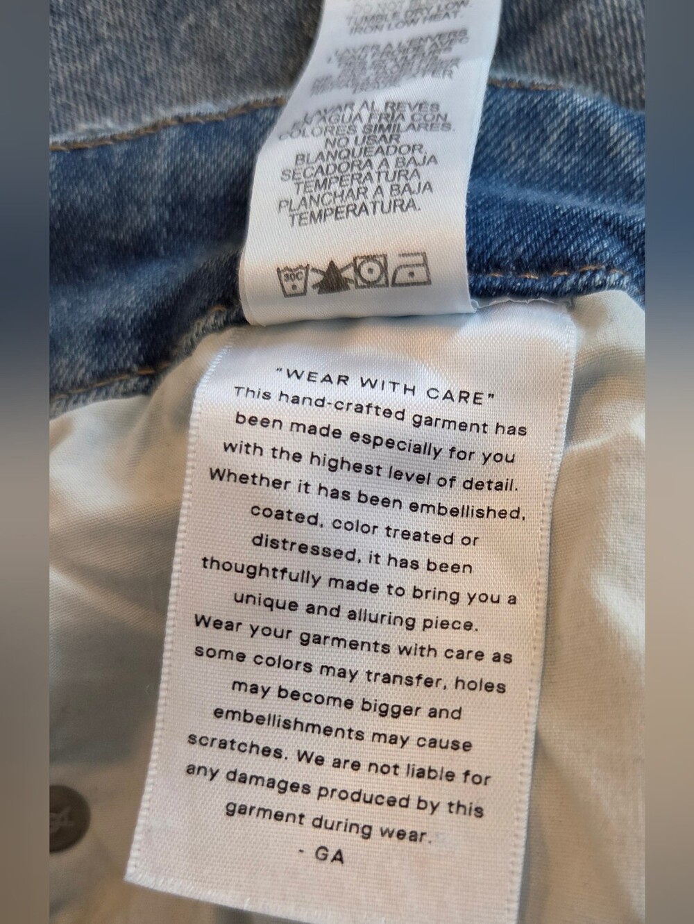 NWT Good American Good Legs -Eco Mid-Rise Straight Leg Distressed Jeans 2 / 26 - Picture 12 of 16